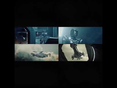 Visual Pack 🎬 | Astronaut Future City Space Station Journey | Sci-Fi Universe LED Background VJ Loop for DJ Club