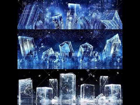 Premium Ice Crystal & Frozen Winter Visuals: Realistic Falling Snow & Cold Frosty Atmosphere. High-End Livehouse Background & Cooling Stage VJ Loop Asset. ❄️🧊💎🌨️🌬️