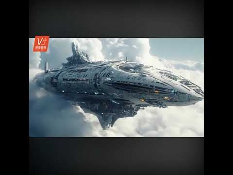 Visual Pack 🎬 | Gold & Silver Futuristic Tech City Spaceship Pyramid | Stage LED Background VJ Loop for DJ Club