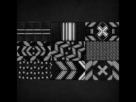 Visual Pack 🎬 | Black & White Industrial Neon Lights | Bar Private Room Live LED Screen Background VJ Loop ⚫