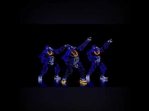Visual Pack 🎬 | 4K VJ Video of Neon LED Hip-Hop & Robot Dance 💃⚡ for Clubs, Bars & Stage Screens 🎶