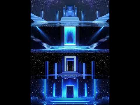 Premium Space Gateway Visuals: Aesthetic Starry Night & Cinematic Particles. High-End Livehouse Background, Futuristic VJ Loop & Stargate Stage Motion Graphics. 🌌🚪✨🌀💎