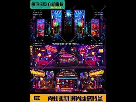 Premium Neon Mecha Loop: Stylish Cartoon Robot, Industrial Tech & Retro Fashion Background. High-Impact VJ Visuals for Livehouse, Bars & Stage LED Displays. 🤖⚡🌈🧬