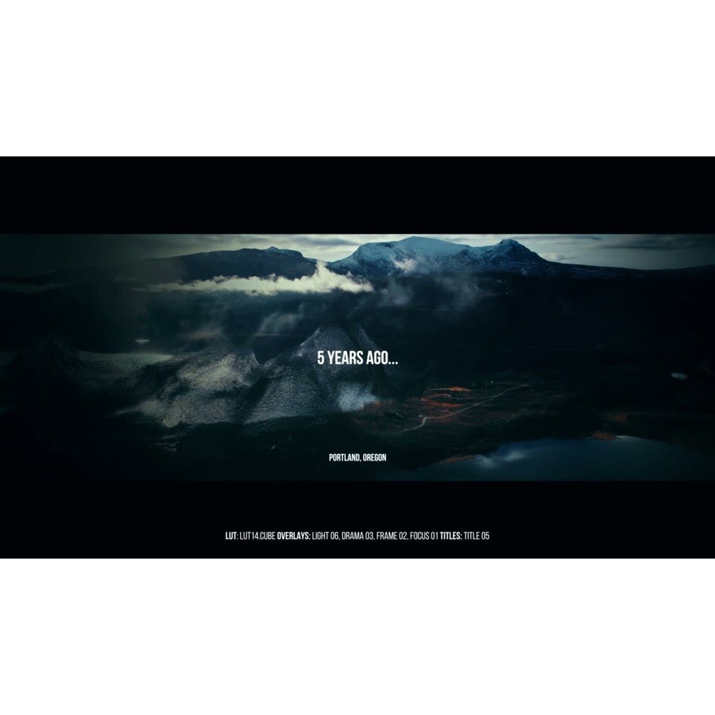 🎞️ Pro Cinematic Bundle | Titles, LUTs, Overlays & Transitions - MICHIGO STUDIO