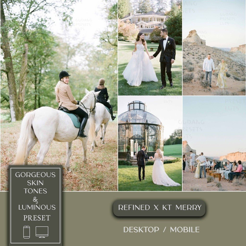 REFINED x KT Merry Lightroom Presets Desktop Mobile IOS[ MICHIGO STUDIO ] - MICHIGO STUDIO