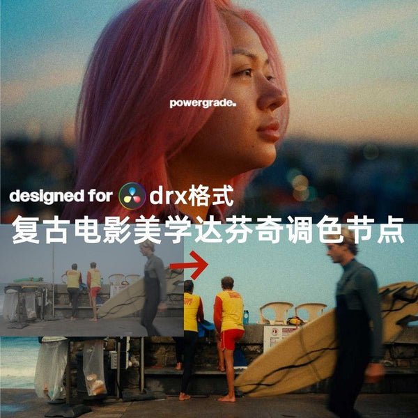 🎞️ Retro Film Aesthetic DaVinci PowerGrade + LUT 🎬 One-Click Cinematic Color Preset