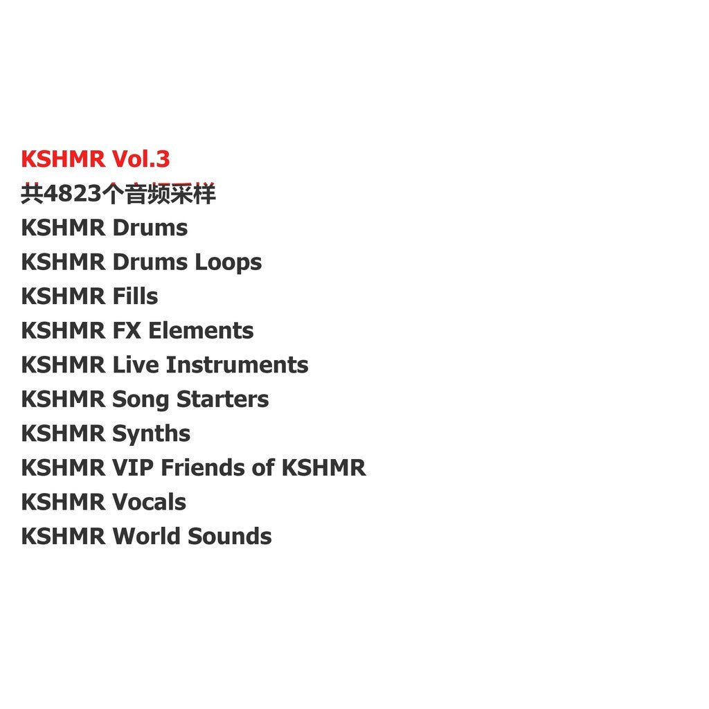 Sample Pack - KSHMR K - God 5 - in - 1 Sound Pack 🔥 Drum Kit | MIDI | Timbres | Editing Tools [MICHIGO STUDIO] - MICHIGO STUDIO