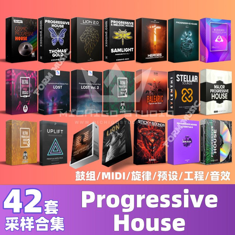Sample Pack - Progressive House Sound Kit 🔊 Serum Presets, Melodic Loops & FLP Files [MICHIGO STUDIO] - MICHIGO STUDIO