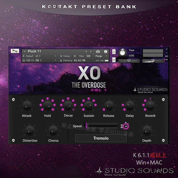 Sample PACK | 🌌 Soft Night RnB Atmosphere XO The Overdose PAD & Lead Sounds (No Drums) [MICHIGO STUDIO]