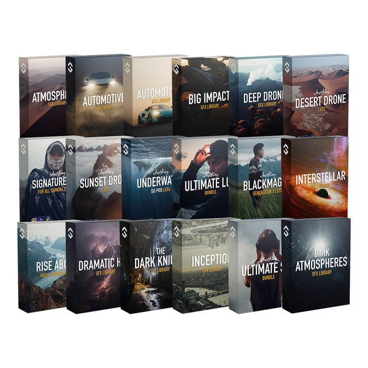 🎬 SFX Bundle | LUT + WAV + SFX Master Pack 11GB – Film - Space The Master Bundle - MICHIGO STUDIO
