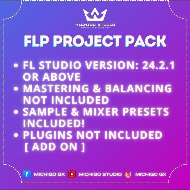 FLP 502 : Darude - Sandstorm REMAKE (TECHNO TRANCE) - FLStudio Project - MICHIGO STUDIO