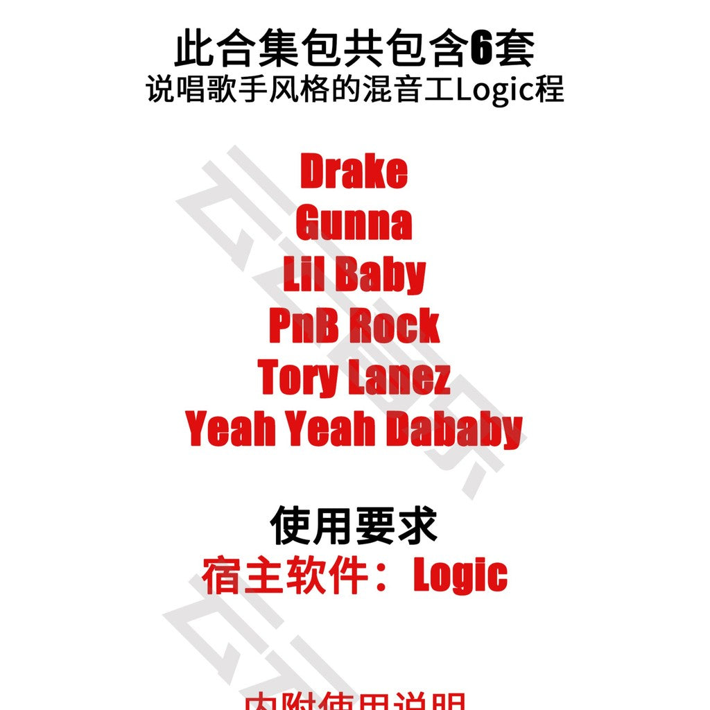 Vocal Mix Presets Pack 🎚️ Emo, Trap, RnB Auto Mixing Presets for Logic [MICHIGO STUDIO]