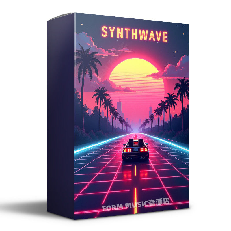 Synthwave Synthesizer Wave Retro Sampling Tone Package Drum Set Melody Serum Preset Sound Source [Michigo Studio]
