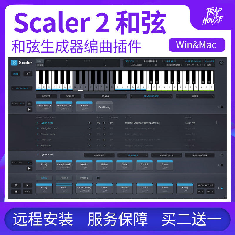 Scaler 2 Plugin Pack 🔥 Auto Chord Generator + Preset Bundle + Easy Install [MICHIGO STUDIO]