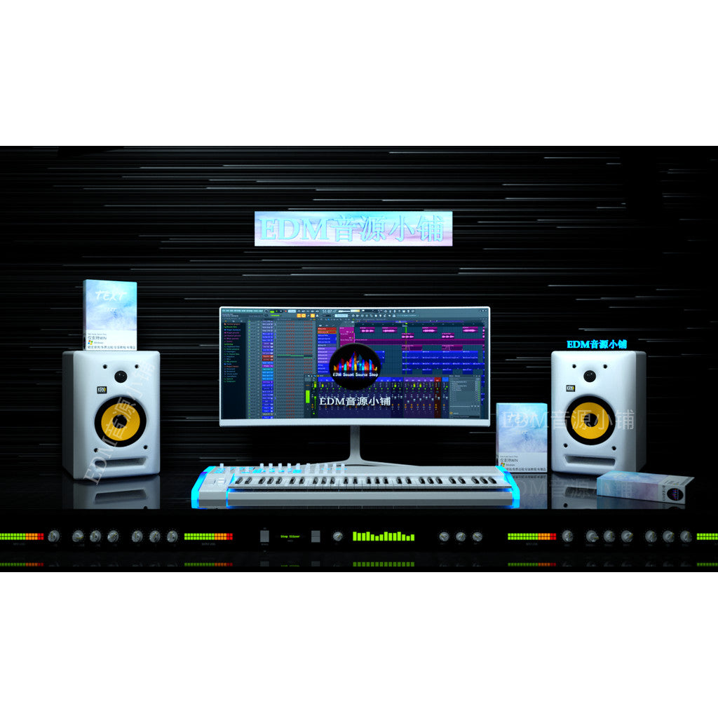 Brooks Style Future Bounce/House Sampling Package Drum Set Tone FX FL Project Audio Source [Michigo Studio]