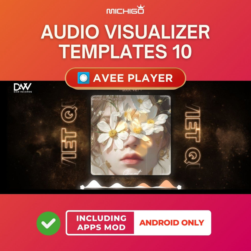 🔥Audio Visualizer Premium Template 10 - AVEE Player | Vietnam NHẠC Remix Style🔥