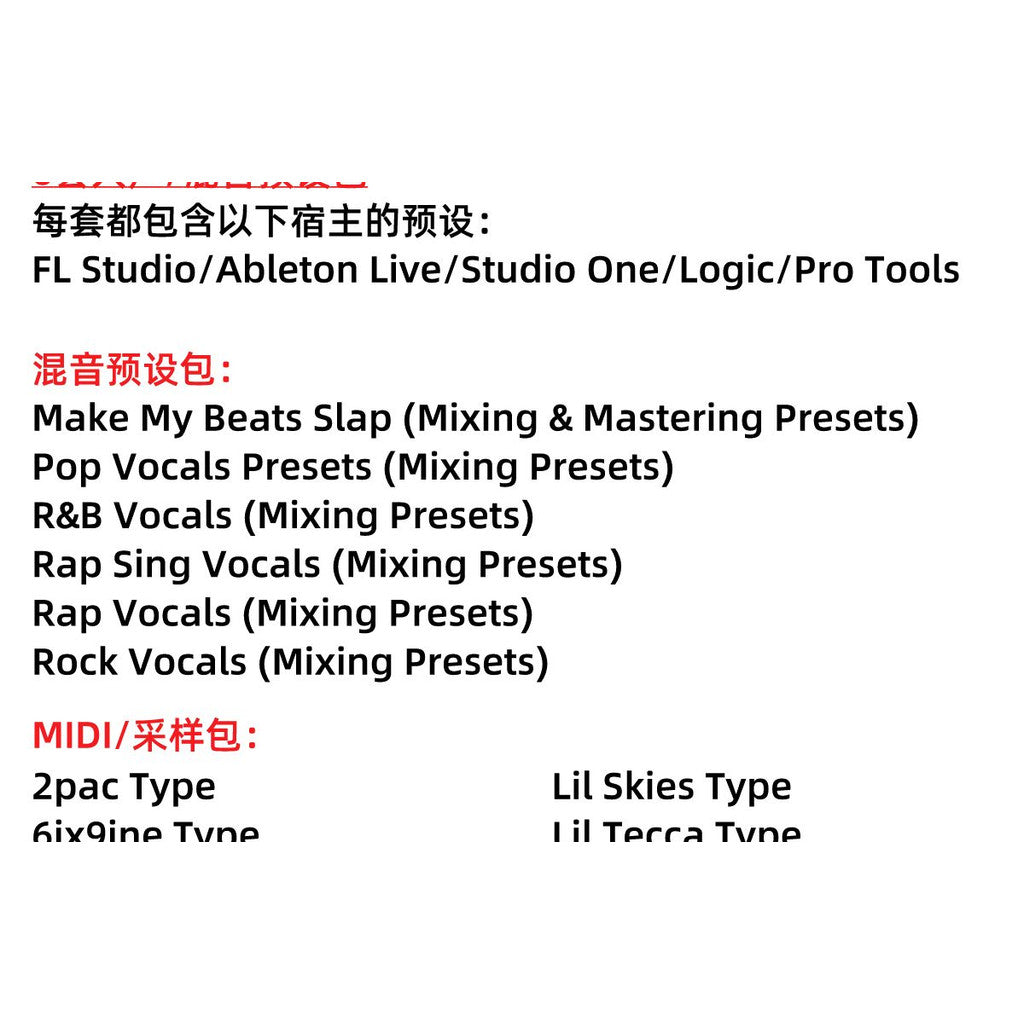 🎛️ SAMPLE PACK 804  | 🎤 Hip Hop / Trap Beat Kit | Drums, MIDI, Vocals & Mixing Presets | MICHIGO STUDIO