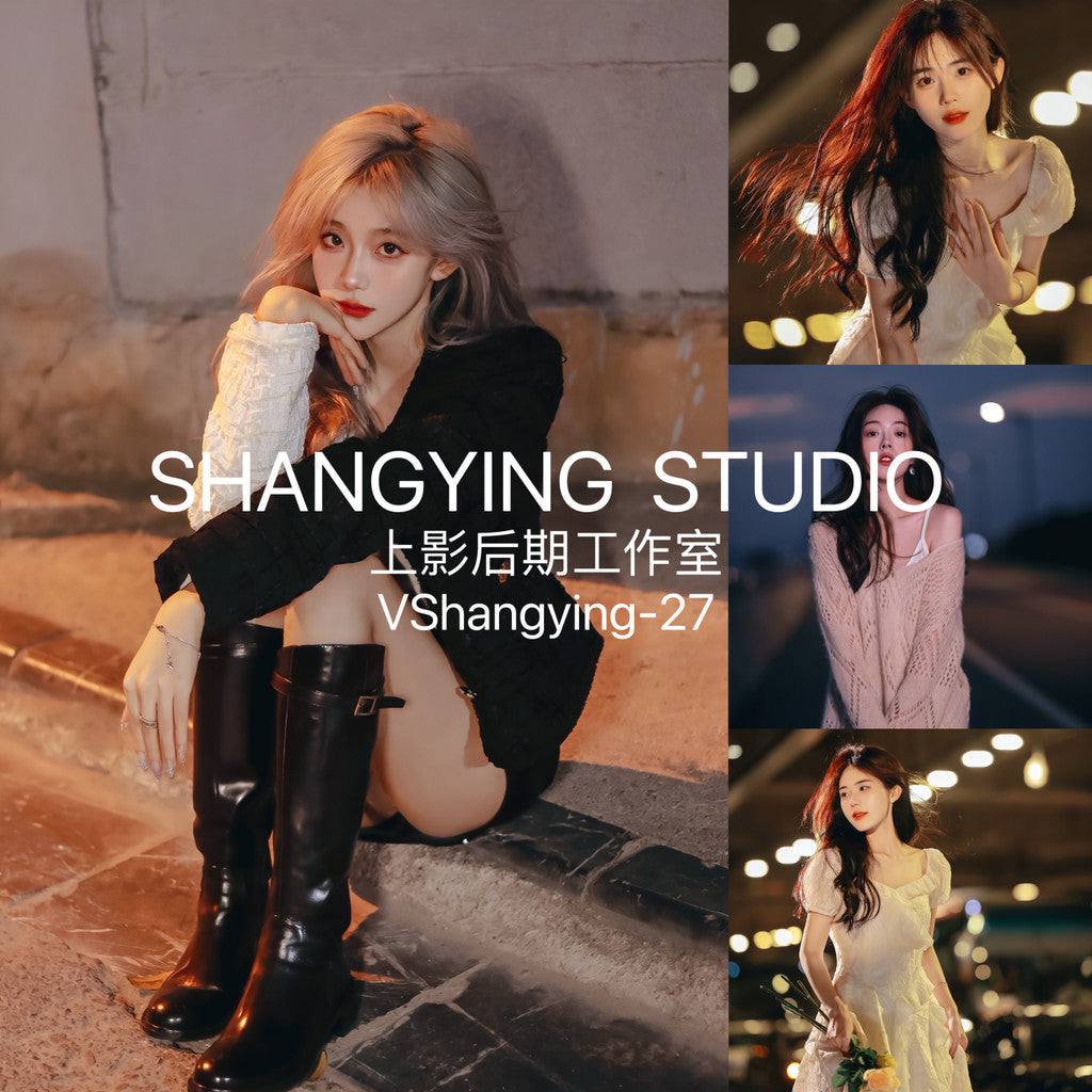 📸 Night Street Portrait - Lightroom Preset (Artistic, PS, PR, Capcut)