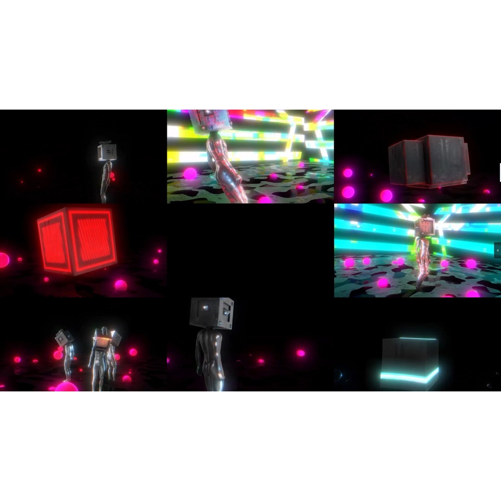🎥 VJ LOOP | Bounce Rhythm Animated Lines Abstract LED Club Visuals 🔁🎬🎶 [ MICHIGO STUDIO ]