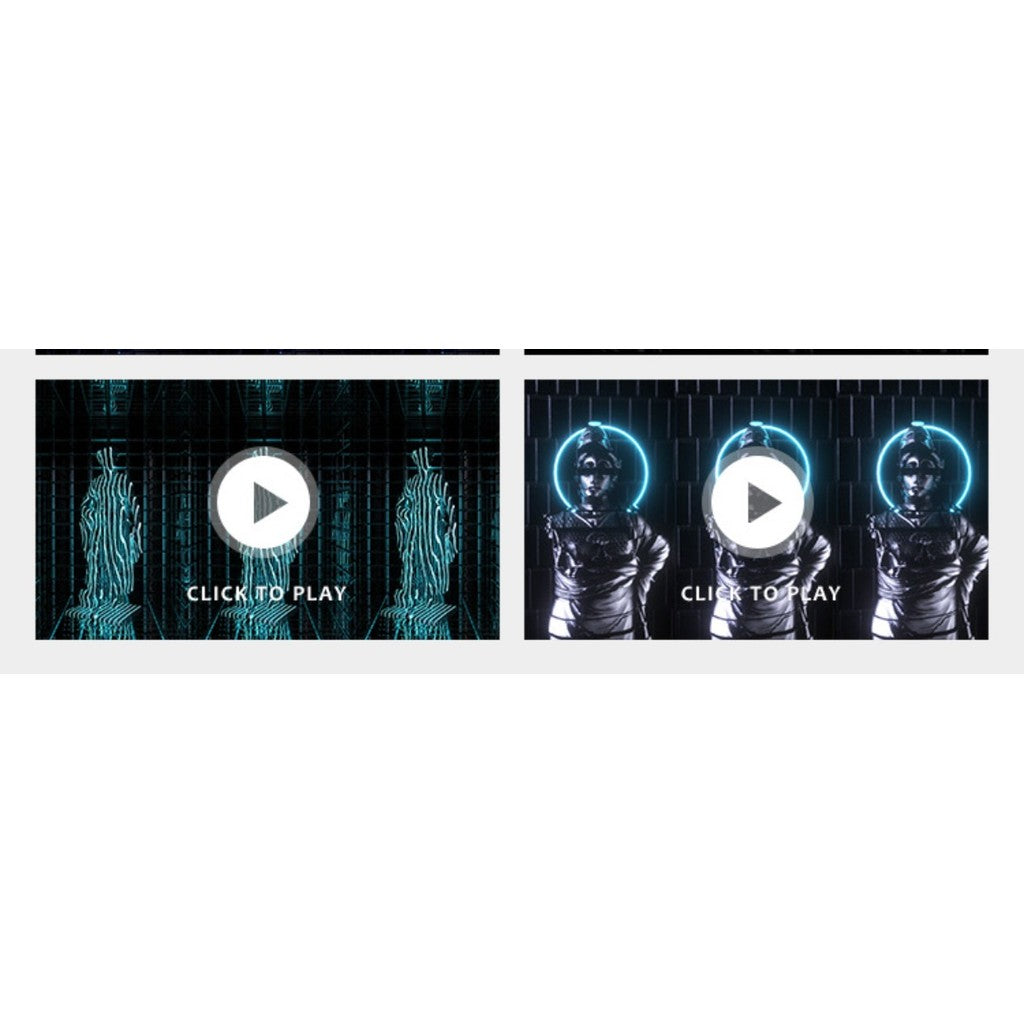 🎥 VJ LOOP | Cyber Naked-Eye 3D Ice Sculpture Portrait – LED Vertical Club Visual ❄️🧊👤 [ MICHIGO STUDIO ]