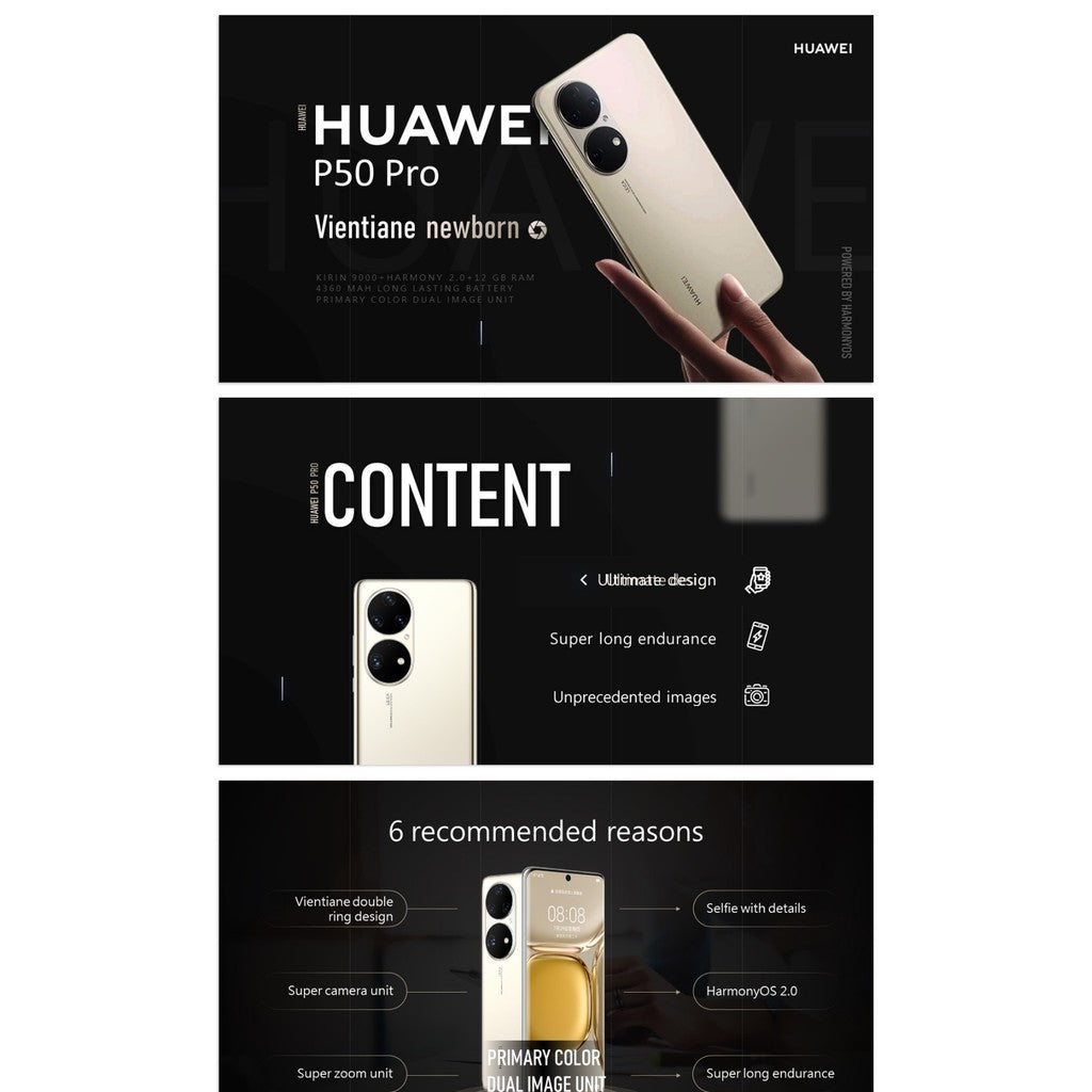 POWERPOINT TEMPLATE 20 | 📊 33 Pages Huawei Xiaomi Internet Conference Animated PPT Template [ MICHIGO STUDIO ]
