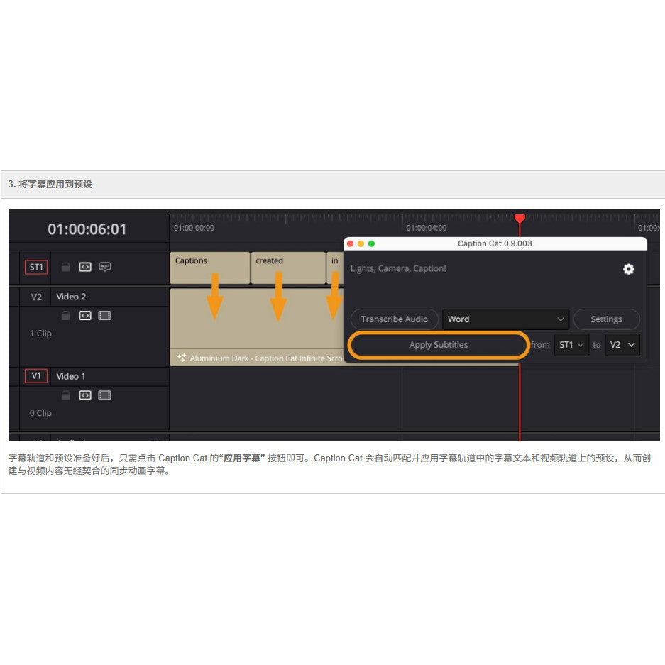 📝 Caption Cat | Auto Subtitles Generator (Video/Audio, CN, Mac/Win) [MICHIGO STUDIO]