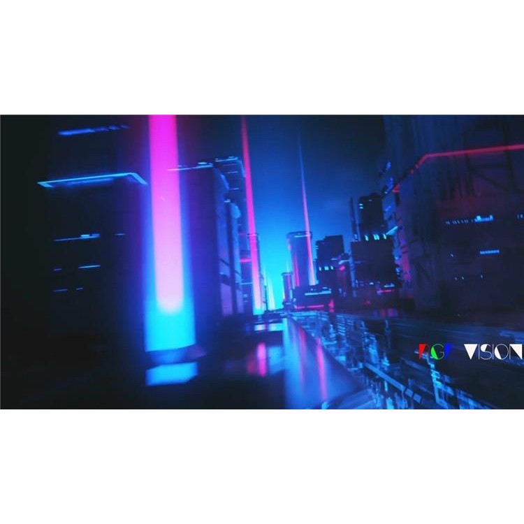 🎥 VJ LOOP | 3D Dynamic Roller Coaster in City Tunnel for Club LED Background 🎢🌃 [MICHIGO STUDIO]