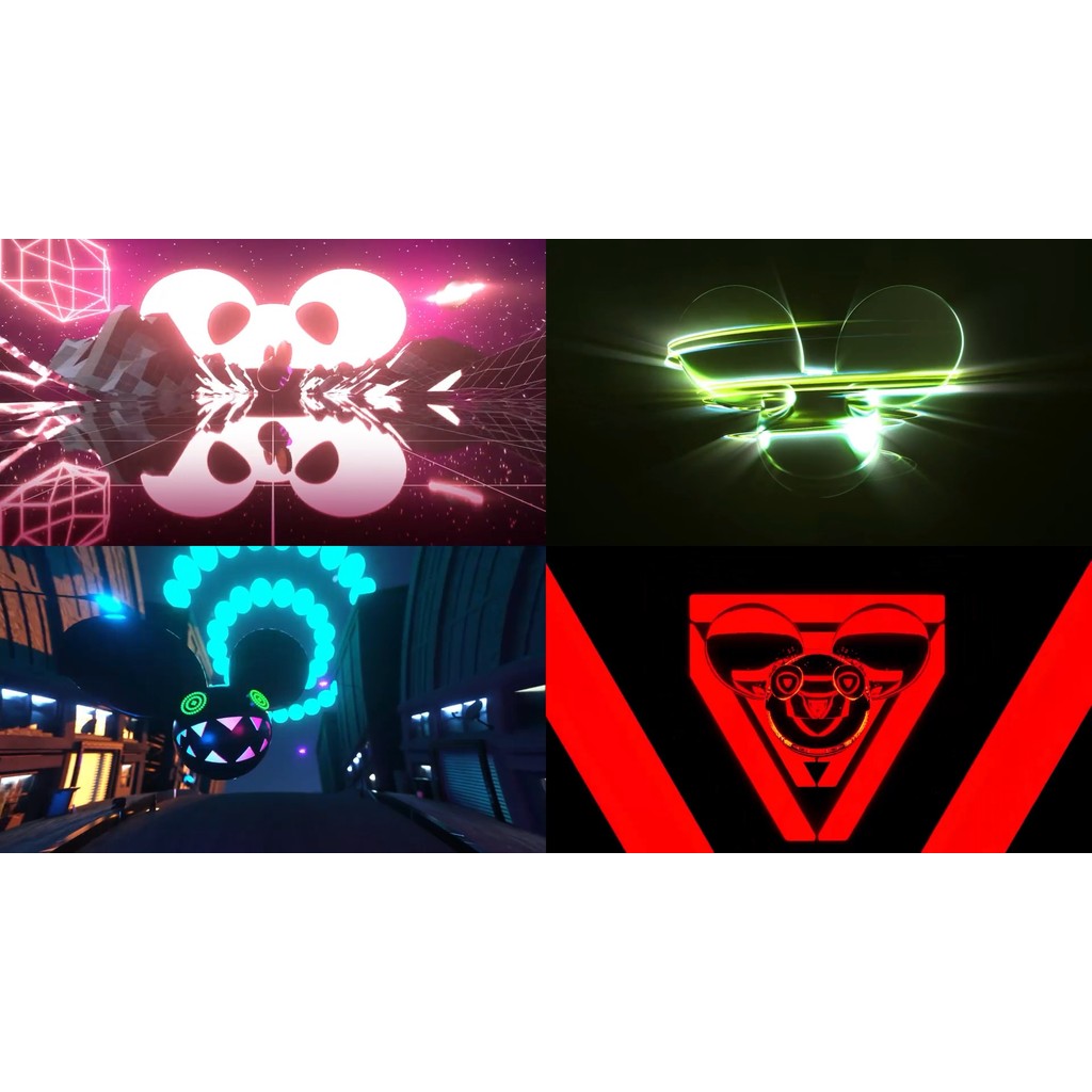 🎥 VJ LOOP | DJ Mouse Head Rhythm LED Background for Club 🎧🐭🎶 [ MICHIGO STUDIO ]