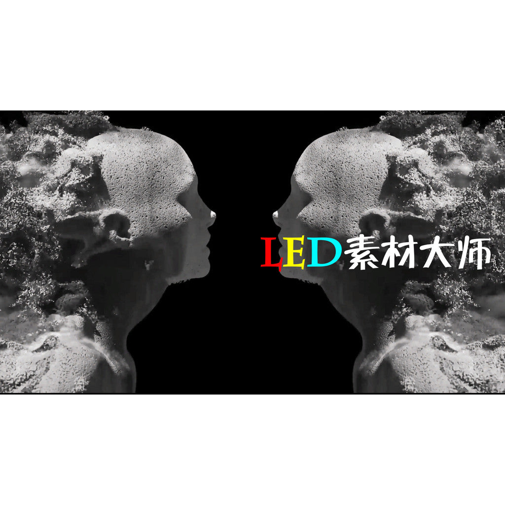 VJ LOOP | 🌀 Abstract Naked Eye 3D Portrait – Club LED Rhythm VJ Motion Visual 🎭⚡ [MICHIGO STUDIO]
