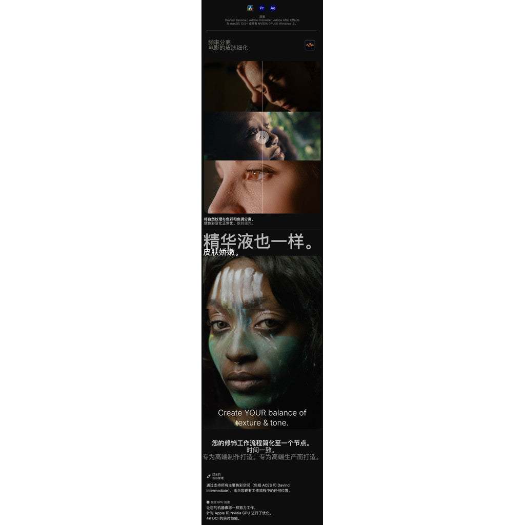 🎨 Plugin | DaVinci / Premiere / After Effects – Serum 1.2.5.1 Frequency Separation & Cinematic Skin Refinement