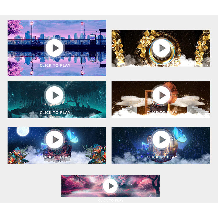 🎥 VJ LOOP | Beautiful Starry Sky Live House LED Wide Stage Background 🌌🌠 [ MICHIGO STUDIO ]