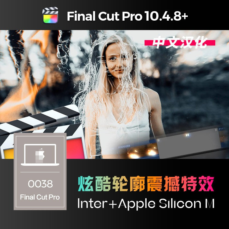 FCPX | 🎬 New Wave Plugin Bundle – Cinematic Retro & Outline Effects for Final Cut Pro [MICHIGO STUDIO]