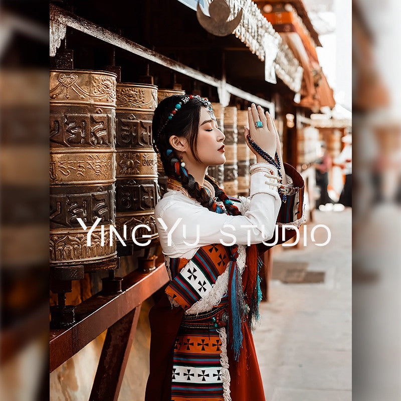 📸 Minority Tibetan Costume - Lightroom Preset (Mobile, Lhasa Travel, PS, PR, Capcut)