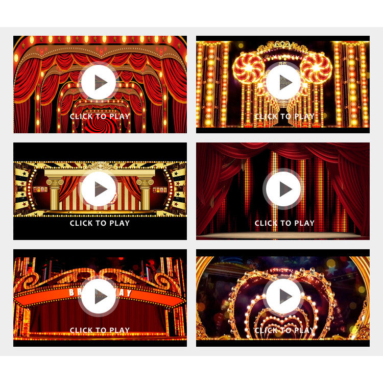 🎥 VJ LOOP | Broadway GOGO Retro Shanghai Club Stage LED Background 🌆👠 [ MICHIGO STUDIO ]