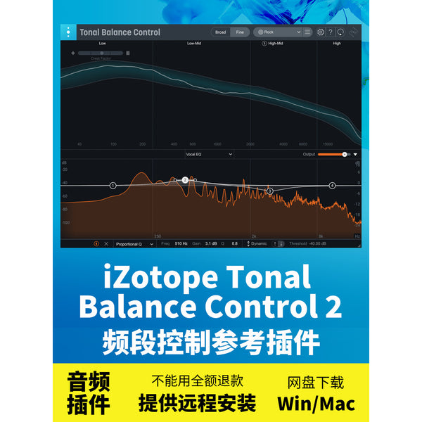 🎚️ Tonal Balance Control 2 | Mastering Frequency Reference Tool 📊 Win/Mac 148 [MICHIGO STUDIO]