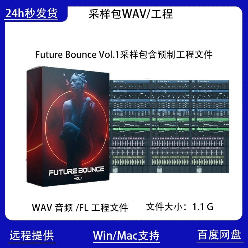 🎶 Future Bounce Vol.1 – Full EDM Production Pack with Presets & 7 FL Studio Projects 🚀 [MICHIGO STUDIO]