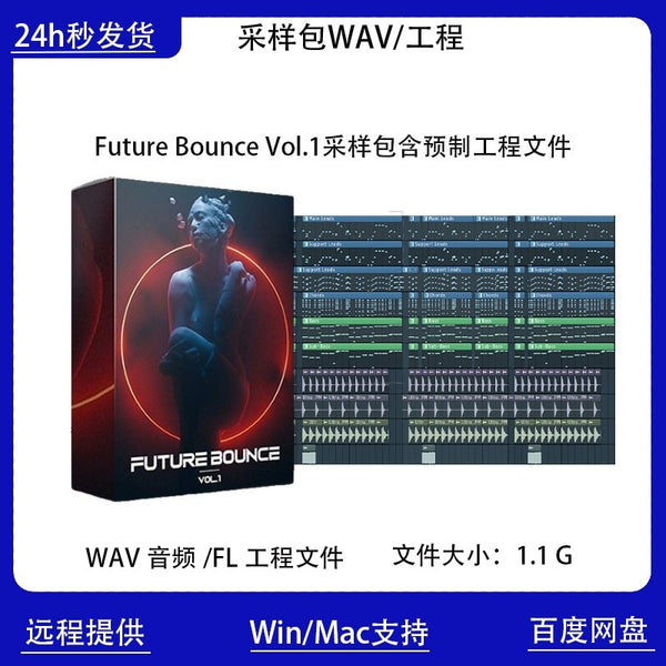 🎶 Future Bounce Vol.1 – Full EDM Production Pack with Presets & 7 FL Studio Projects 🚀 [MICHIGO STUDIO]