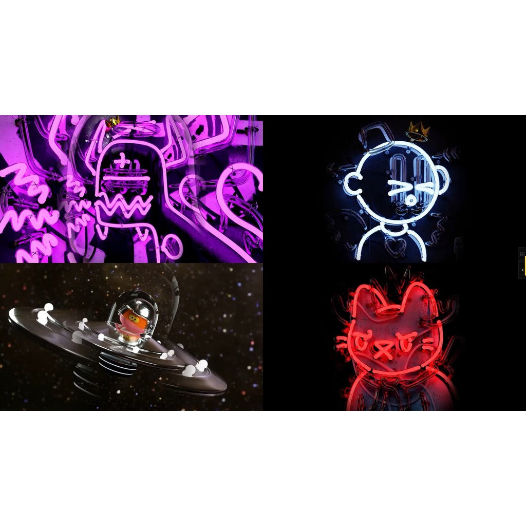 🎥 VJ LOOP | Bounce Cartoon HipHop Rap LED Visuals for Club & Bar 🎭🎤🕶️ [ MICHIGO STUDIO ]