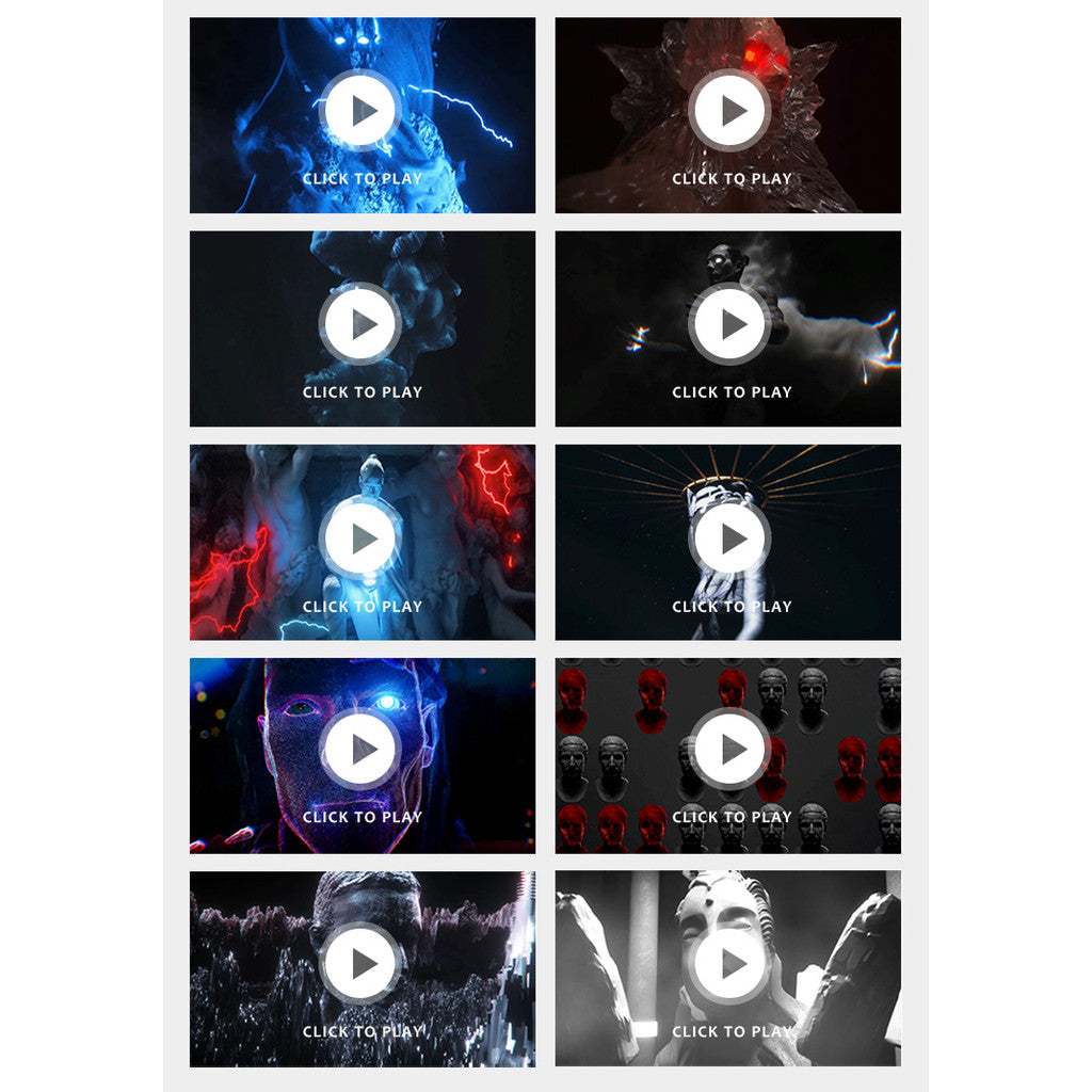 🎥 VJ LOOP | Lightning Portrait Flash Club Stage LED Screen Background ⚡🧍‍♂️ [ MICHIGO STUDIO ]