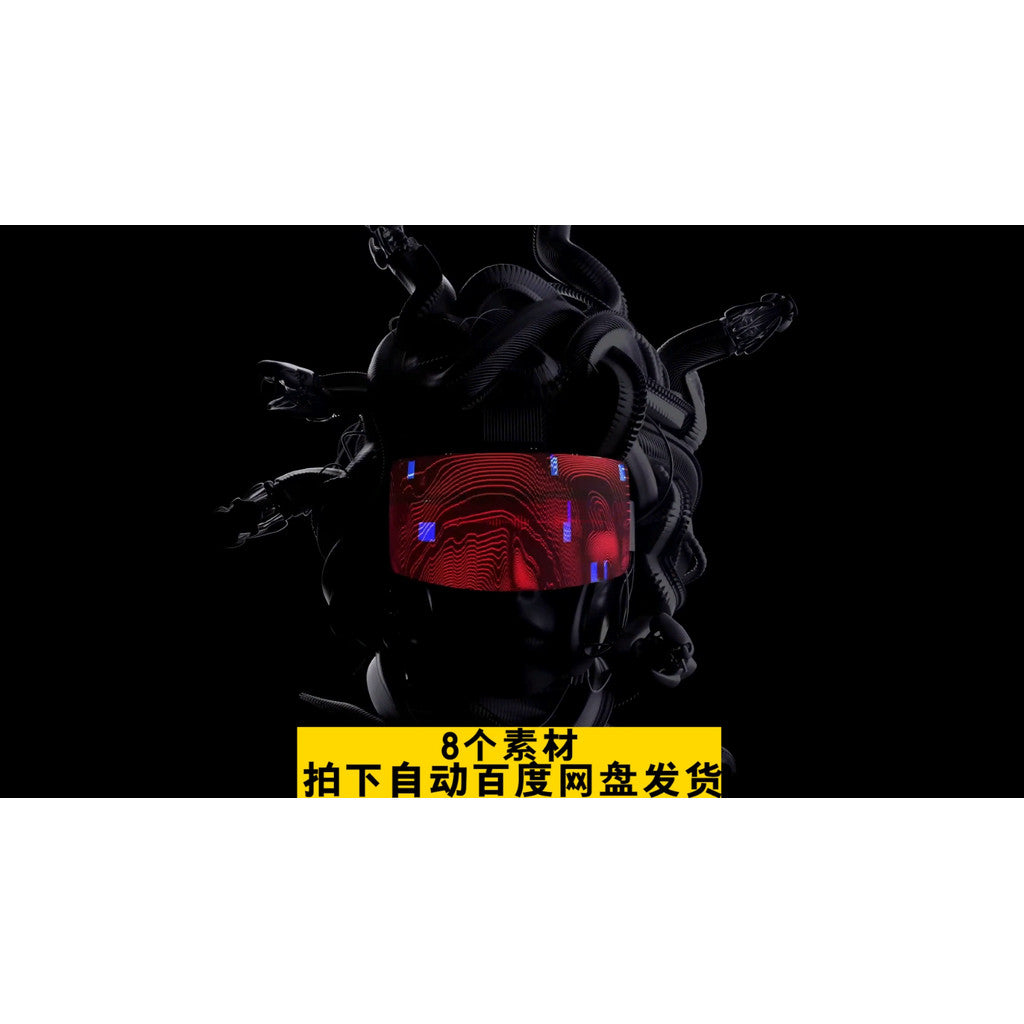 VJ LOOP | 🐍 Medusa Head Epic Visuals – Club/KTV LED Background VJ 🎭🔥 [MICHIGO STUDIO]
