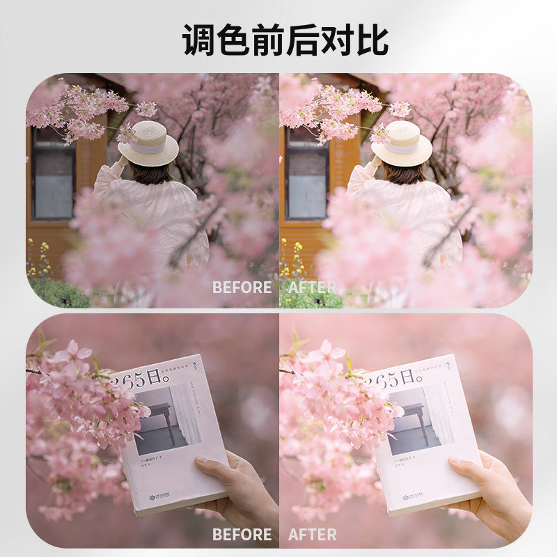 📸 LIGHTROOM PRESET | Pixelcake Spring Soft Pink Filter Spring Peach Blossom Sakura Season Tone Preset | MICHIGO STUDIO