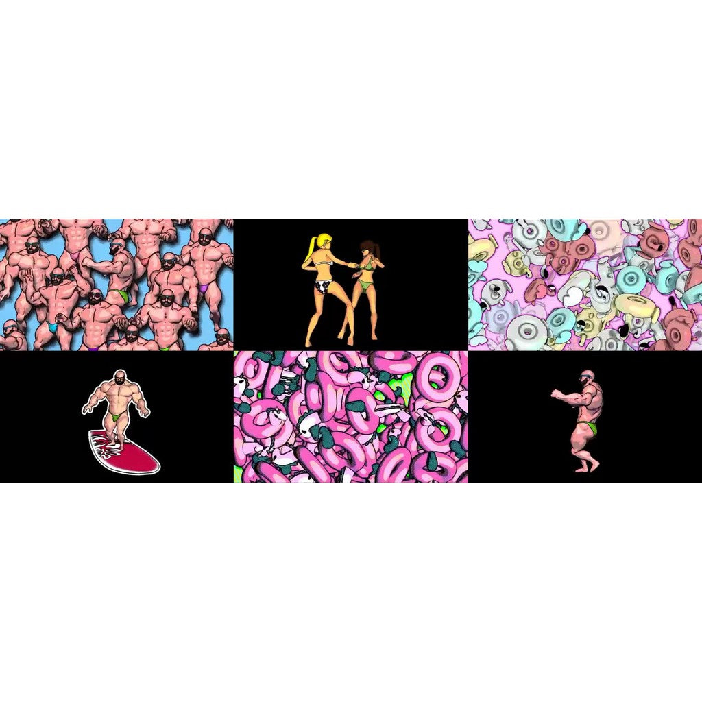🎥 VJ LOOP | Pop Art Style Bounce Cartoon HipHop LED Visuals for Club 🎨👟🎭 [ MICHIGO STUDIO ]