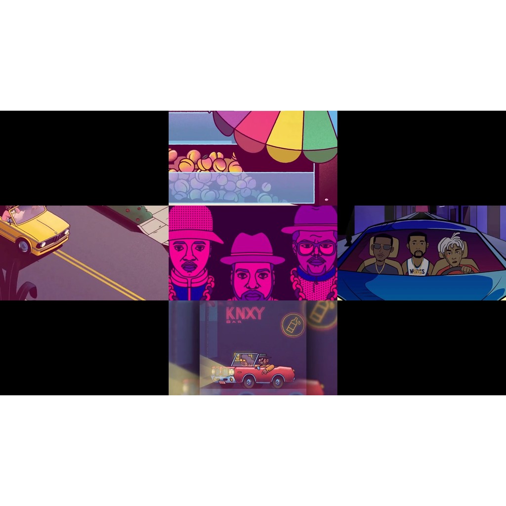 VJ LOOP | 🎤 HipHop Rap Cartoon Visuals – LED Big Screen VJ Loops 🧢🌀 [MICHIGO STUDIO]