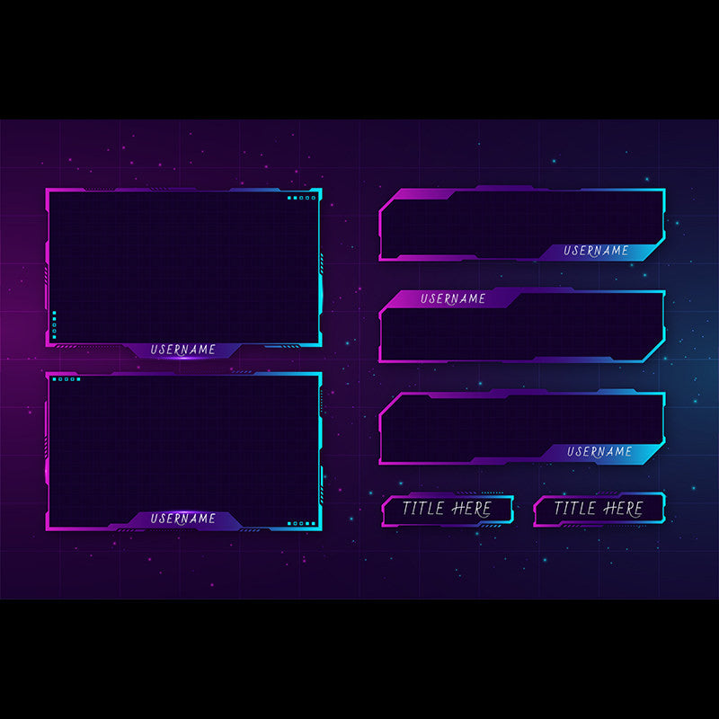 🛠️ AI Vector Sci-Fi Frame + Chat Dialog System Box Template [MICHIGO STUDIO]