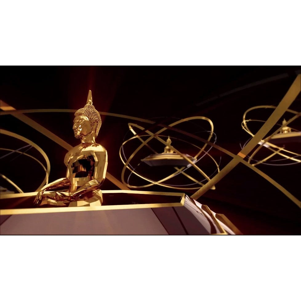 🎥 VJ LOOP | Buddha Statue Animation Visual LED Background 🧘🕉️🎥 [ MICHIGO STUDIO ]