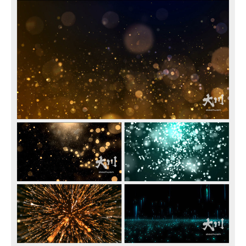 🎥 VJ LOOP 915 | Romantic Starry Sky Particle Wedding Stage LED Visuals 🌌🌟💍 [ MICHIGO STUDIO ]