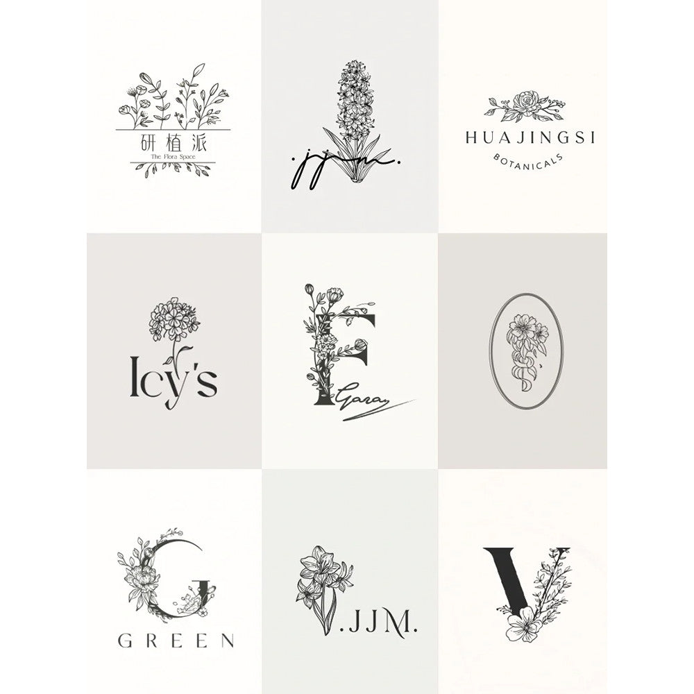 🎨 LOGO DESIGN | Custom Beauty & Boutique Logo ✍️ Elegant Lettermark for Salon, Yoga, Nail Shop 🌸 [MICHIGO STUDIO]