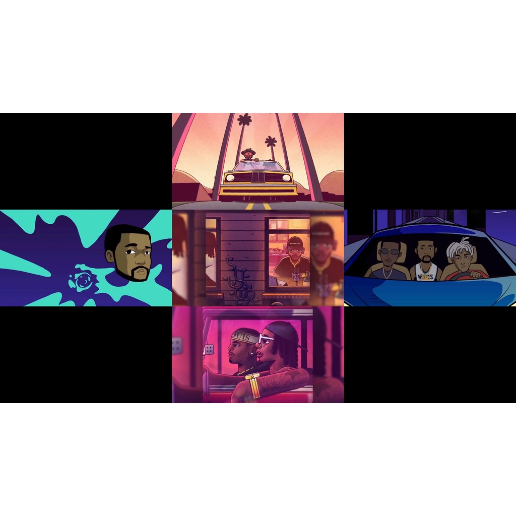VJ LOOP | 🎤 HipHop Rap Cartoon Visuals – LED Big Screen VJ Loops 🧢🌀 [MICHIGO STUDIO]