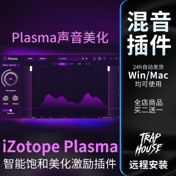 ⚡ iZotope Plasma 158 | Smart Saturation, Exciter & Warmth Enhancement Mixing Plugin [MICHIGO STUDIO]