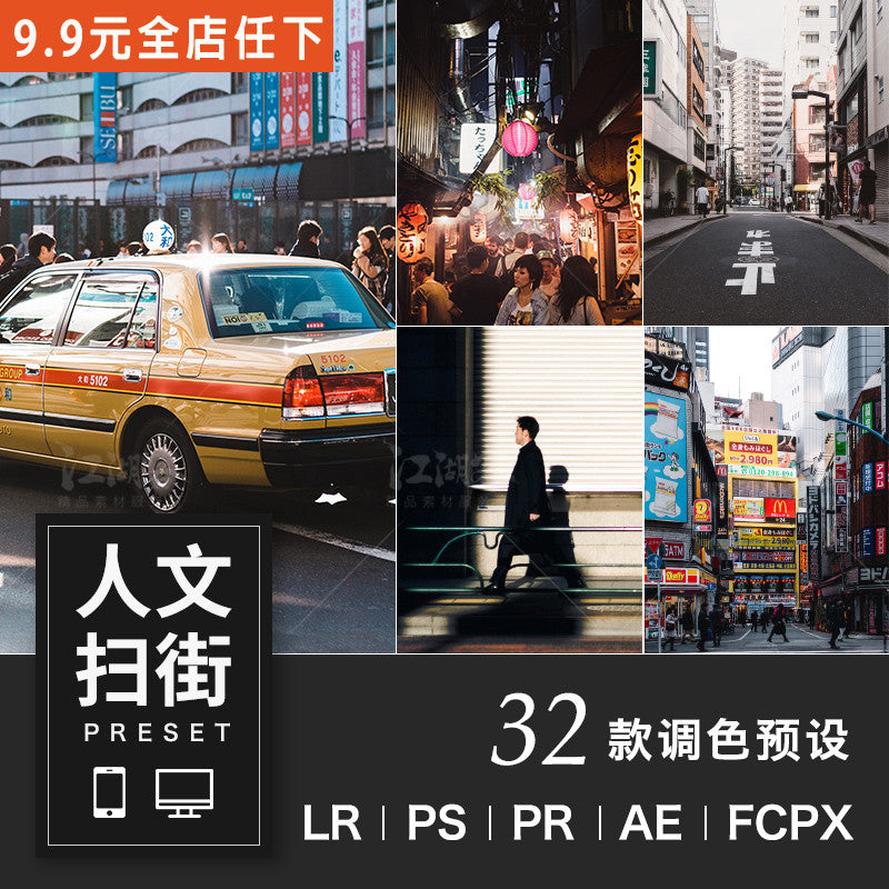 📸 Documentary Street LR Preset Film - Lightroom Preset (PS, AE, PR, FCPX, DaVinci)